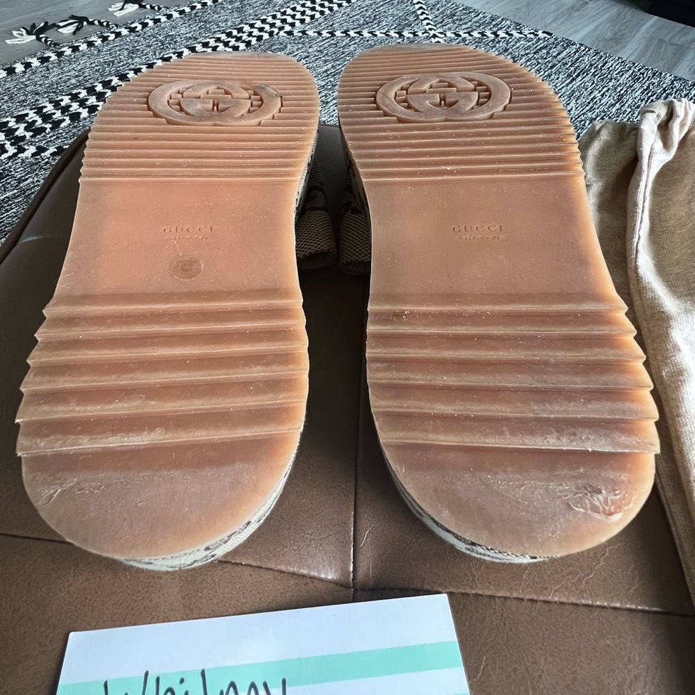 GUCCI WOMEN'S PLATFORM SLIDE SANDAL - Picture 8 of 16